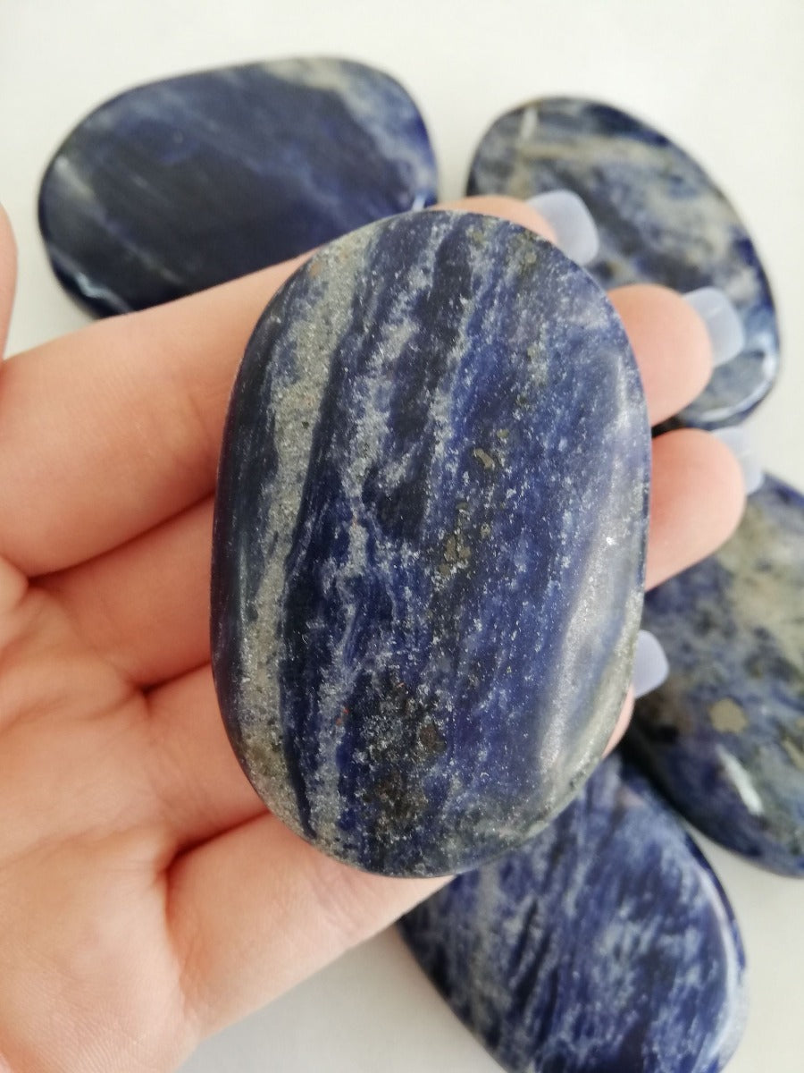 Sodalite Palmstone - 6cm Sodalite Palmstone - 6cm